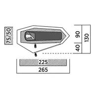 Σκηνή 1 Ατόμου Tent Sarek 1 Easy Camp