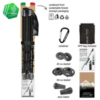 Αναδιπλούμενα Μπατόν Πεζοπορίας RFP Touring Black  Fizan