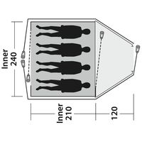 Σκηνή 4 Ατόμων Cloud 4 Outwell