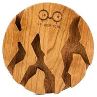 Keyholder Circle For Climbers Κρεμάστρα Κλειδιών Από Ξύλο Κερασιάς Vertical