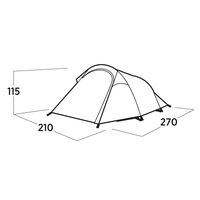 Σκηνή 3 Ατόμων Tent Reindal 3 Easy Camp