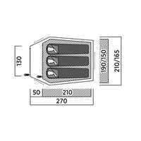 Σκηνή 3 Ατόμων Tent Reindal 3 Easy Camp