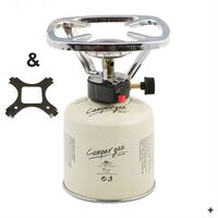 Καμινέτο με Φιάλη SG90 PIEZO Piezo Camper Gaz + Σχαράκι
