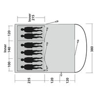 Outwell Sky 6 Person Tunnel Tent