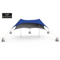 Τέντα Παραλίας Blackout Royal Blue 2,5X3 Aeolians Salty Tribe