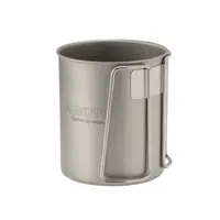 OTO Titanium Pot 450ml – Ultra-Light Titanium Mug for Camping & Outdoor Adventures