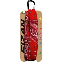 Fizan Neck Warmer Paisley Classic Red