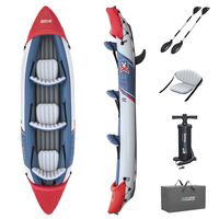 Hydro-Force Rapid X3 Set BESTWAY Φουσκωτό Καγιάκ τριών ατόμων, Μήκος: 3.81m, Αντοχή: 280kg, 1 πτερύγιο, 65132