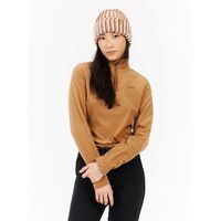 PRTREMUTEZ Teddy Brown Γυναικείο φλις 1/4 Protest