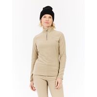 PRTREMUTEZ Bamboo Beige Γυναικείο φλις 1/4 Protest