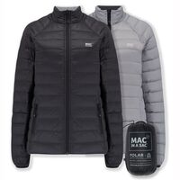 Polar Reversible BL/GREY Γυναικείο Πουπουλένιο Μπουφάν Mac In A Sac