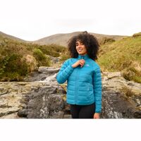 Mac In A Sac Women’s Down Jacket Reversible Petrol/Grey