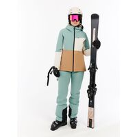 Prtsina Teddy Brown Γυναικείο Μπουφάν Σκι Protest