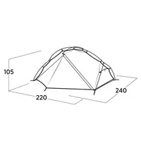 Easy Camp Rago 2 Camping Tent for 2 People