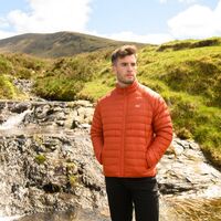 Polar Reversible Or/Gr Ανδρικό Μπουφάν Πουπουλένιο Mac In A Sac