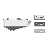 Robens Cress 1 PRO Tent 1-Person Ultralight 1.8 kg