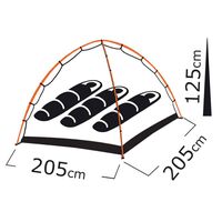 SkyView 3P Blockout Σκηνή 3 Ατόμων Salty Tribe