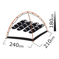 SkyView 4P Blockout Σκηνή 3 Ατόμων Salty Tribe