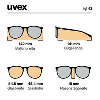 Γυαλιά Ηλίου Lgl 42 Blue Mat Havanna Uvex