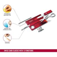 Πολυεργαλείο κάρτα Swiss Card Lite Κόκκινο Victorinox