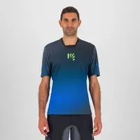 Karpos Val Di Dentro  Tee Black/Indigo B./Green Fluo Men’s Outdoor T-Shirt