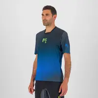 Karpos Val Di Dentro  Tee Black/Indigo B./Green Fluo Men’s Outdoor T-Shirt