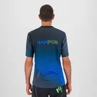 Karpos Val Di Dentro  Tee Black/Indigo B./Green Fluo Men’s Outdoor T-Shirt