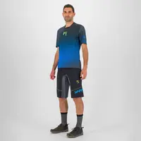 Karpos Val Di Dentro  Tee Black/Indigo B./Green Fluo Men’s Outdoor T-Shirt
