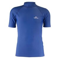 VAQUITA Men's Short Sleeve UV Protection Shirt Blue