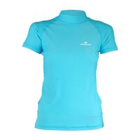 Vaquita Women's Short Sleeve UV Protection Shirt Blue