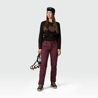 Northfinder Γυναικείο Παντελόνι Πεζοπορίας Softshell Angela Darkgrape