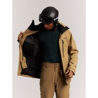Protest Men's Ski Jacket PRTTIMOTHY Sandy Brown