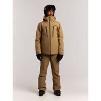 Protest Men's Ski Jacket PRTTIMOTHY Sandy Brown