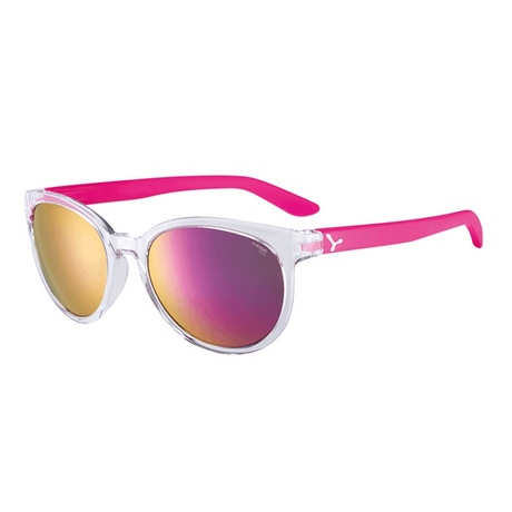 Cebe Sunrise Shiny Translucent Pink Sun Glasses