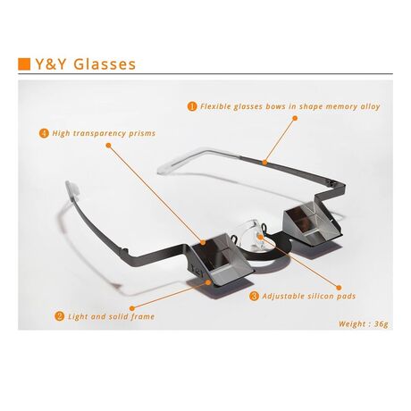Y&Y Classic Steel Grey Γυαλιά για Ασφάλιση με Πρίσμα