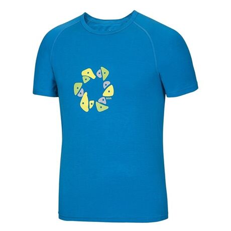 Bamboo T-shirt Holds vivid blue Ocun