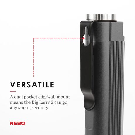 Φακός Big Larry™ 2 Grey  Nebo  500 Lumens