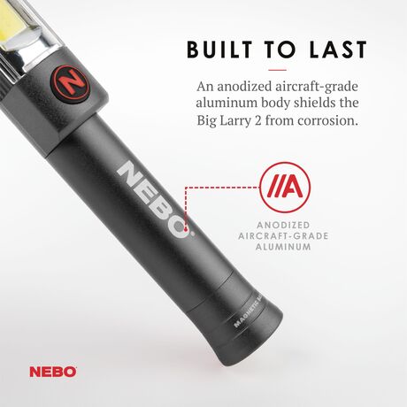 Φακός Big Larry™ 2 Grey  Nebo  500 Lumens