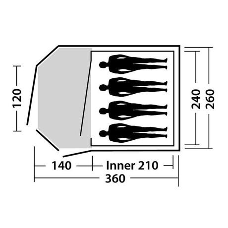 Easy Camp Corona 400 Tent
