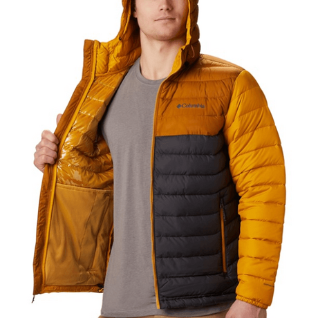 Powder Lite Hooded Shark Burnished Amber Ανδρικό Μπουφάν Columbia