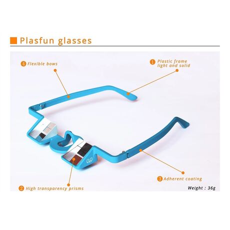 Y&Y Plasfun Blue Γυαλιά για Ασφάλιση με Πρίσμα
