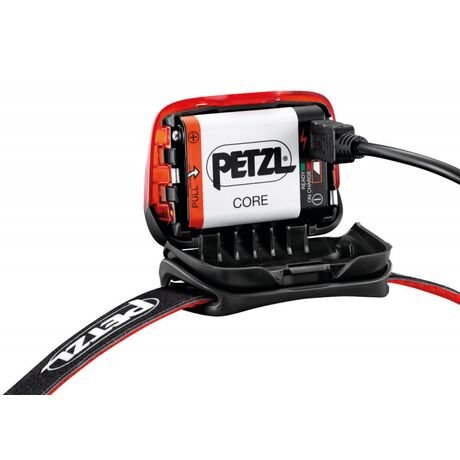 Actik Core Red Επαναφορτιζόμενος Φακός Κεφαλής Petzl