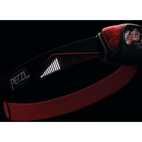 Actik Core Red Επαναφορτιζόμενος Φακός Κεφαλής Petzl