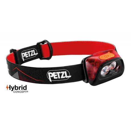 Actik Core Red Επαναφορτιζόμενος Φακός Κεφαλής Petzl