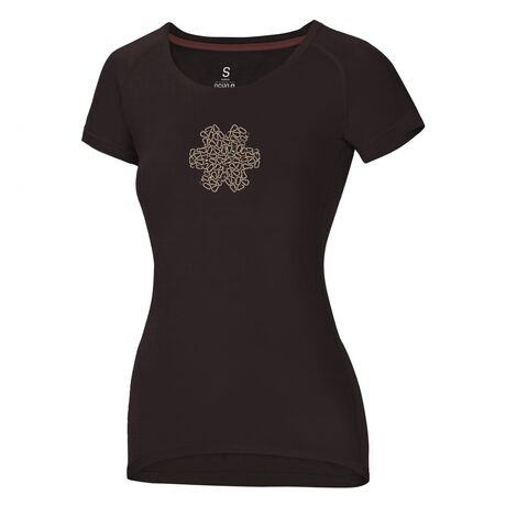 Raglan T Hardware Blossom Raisin Καφέ Γυναικείο T-Shirt Ocun