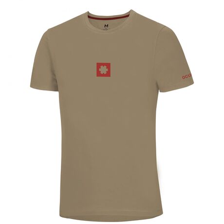 Logo T Irish Cream Μπέζ Ανδρικό T-Shirt Ocun