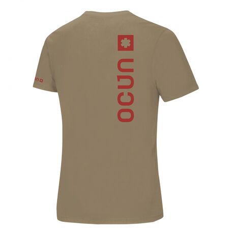 Logo T Irish Cream Μπέζ Ανδρικό T-Shirt Ocun