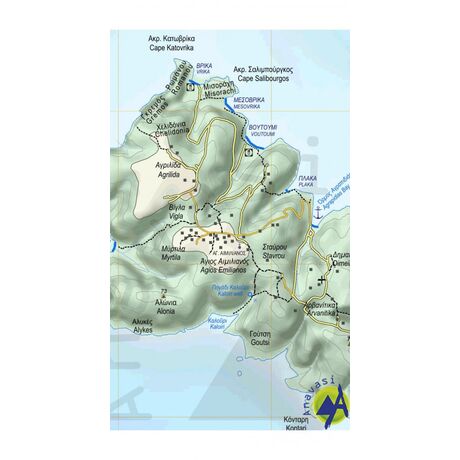 Paxoi - Antipaxoi • Hiking map 1:17.000