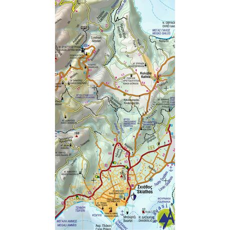 Χάρτης Ανάβαση Σκίαθος 1:25.000