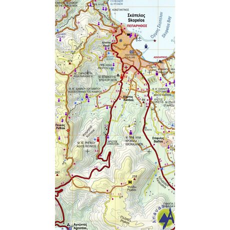 Skopelos • Hiking map 1:25.000